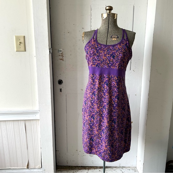 Gaiam Purple Digi Camo Tank Athletic Dress - Picture 4 of 16